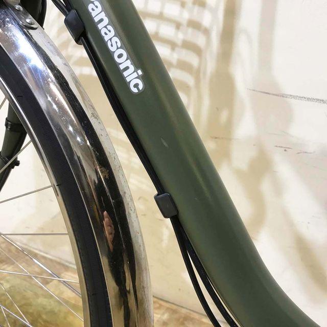 Panasonic（パナソニック） 電動自転車 中古 ママチャリ ビビDX カーキ