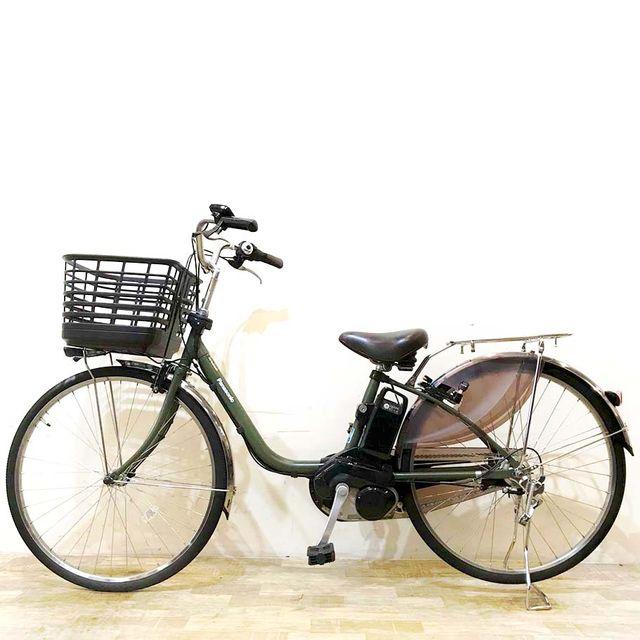 Panasonic（パナソニック） 電動自転車 中古 ママチャリ ビビDX カーキ