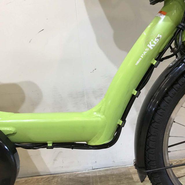 YAMAHA（ヤマハ） 電動自転車 中古 子供乗せ PAS キッスミニ グリーン