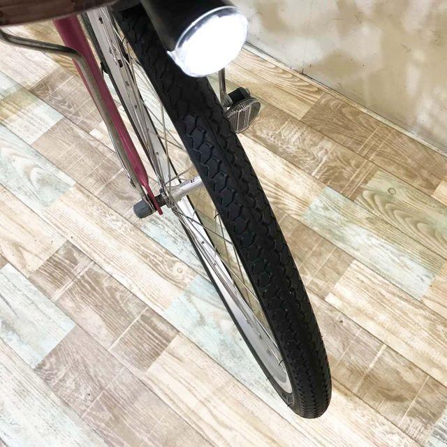 電動自転車 中古 ママチャリ パナソニック ビビ ライトU ピンク 24インチ KG121 電動アシスト自転車 神戸 | Panasonic | 07