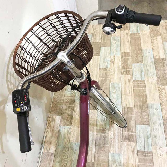 電動自転車 中古 ママチャリ パナソニック ビビ ライトU ピンク 24インチ KG121 電動アシスト自転車 神戸 | Panasonic | 03