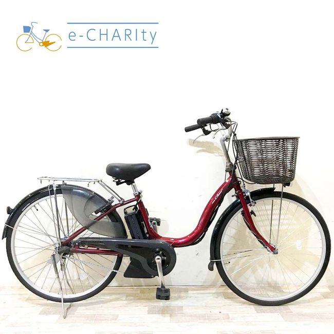 YAMAHA（ヤマハ） 電動自転車 中古 ママチャリ PAS チア レッド 26