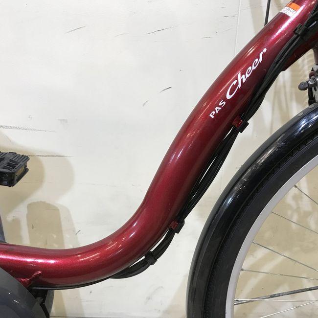 YAMAHA（ヤマハ） 電動自転車 中古 ママチャリ PAS チア レッド 26