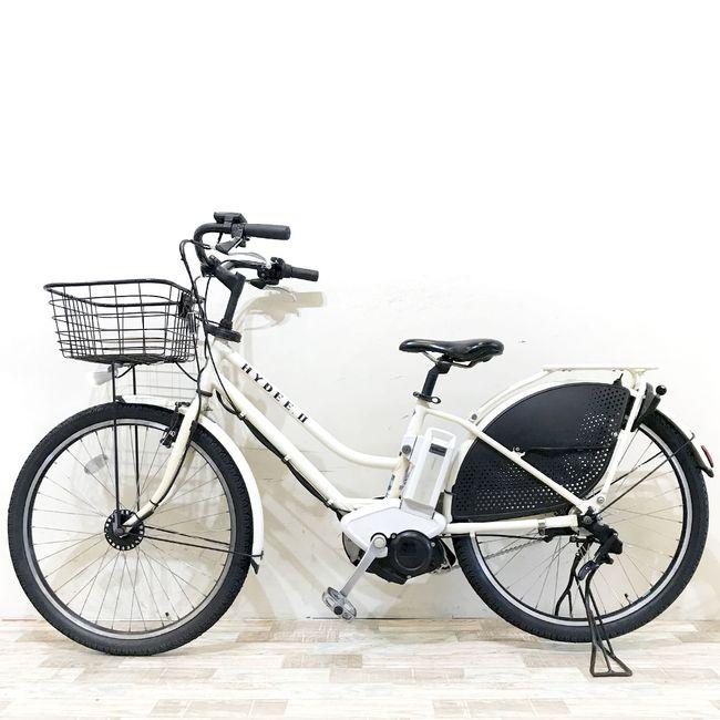電動自転車 中古 ママチャリ  ブリヂストン ハイディツー ホワイト 26インチ KH070 電動アシスト自転車 神戸 | BRIDGESTONE | 16
