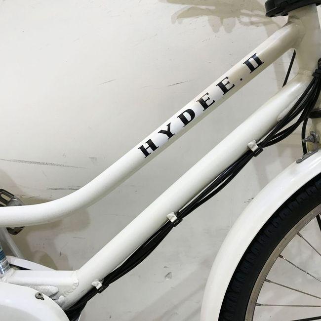 電動自転車 中古 ママチャリ  ブリヂストン ハイディツー ホワイト 26インチ KH070 電動アシスト自転車 神戸 | BRIDGESTONE | 04
