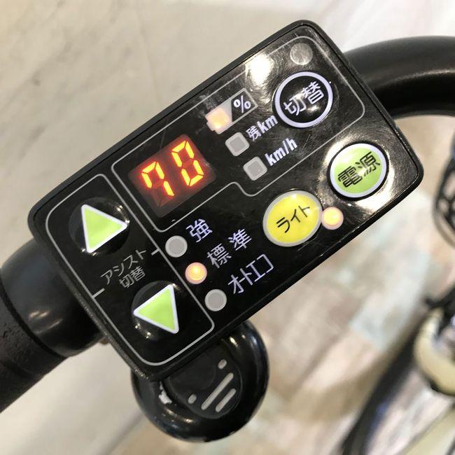 電動自転車 中古 ママチャリ  ブリヂストン ハイディツー ホワイト 26インチ KH070 電動アシスト自転車 神戸 | BRIDGESTONE | 06