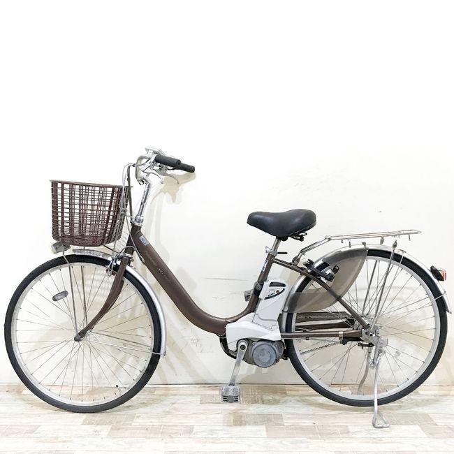 電動自転車 中古 ママチャリ パナソニック ビビ ライトU ブラウン 26インチ KH076 電動アシスト自転車 神戸 | Panasonic | 13