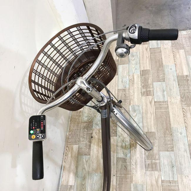 電動自転車 中古 ママチャリ パナソニック ビビ ライトU ブラウン 26インチ KH076 電動アシスト自転車 神戸 | Panasonic | 03
