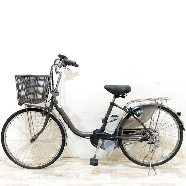 電動自転車 中古 ママチャリ パナソニック ビビDX ブラウン 24インチ KH079 電動アシスト自転車 神戸 | Panasonic | 12