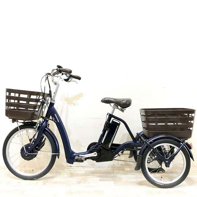 電動自転車 中古 三輪 ブリヂストン フロンティア ラクットワゴン ネイビー 20×16インチ 電動アシスト自転車 神戸 | BRIDGESTONE | 15