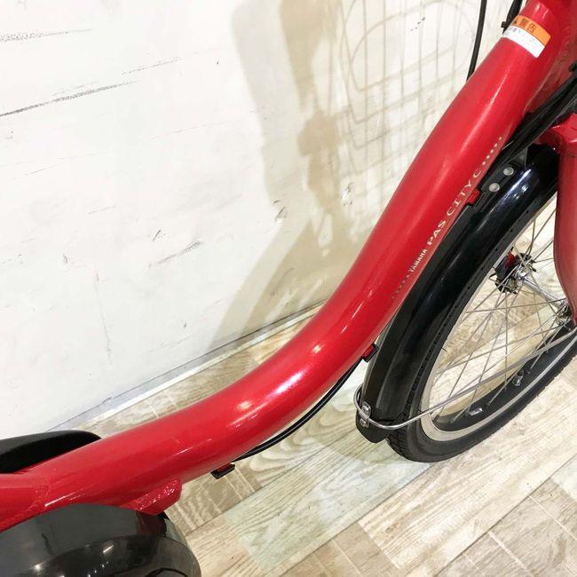 YAMAHA（ヤマハ） 電動自転車 中古 小径車 PAS シティC レッド 20