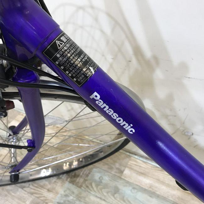 電動自転車 中古 ママチャリ  パナソニック エーガールズ パープル 26インチ KH094 電動アシスト自転車 神戸 | Panasonic | 11