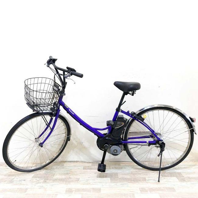 電動自転車 中古 ママチャリ  パナソニック エーガールズ パープル 26インチ KH094 電動アシスト自転車 神戸 | Panasonic | 12
