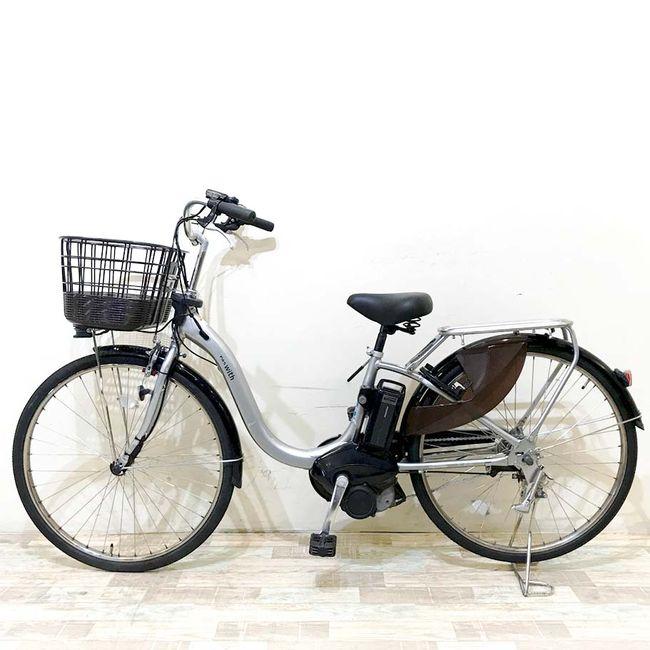 電動自転車 中古 ママチャリ ヤマハ PAS ウィズ シルバー 26インチ KH099 電動アシスト自転車 神戸 | YAMAHA | 19