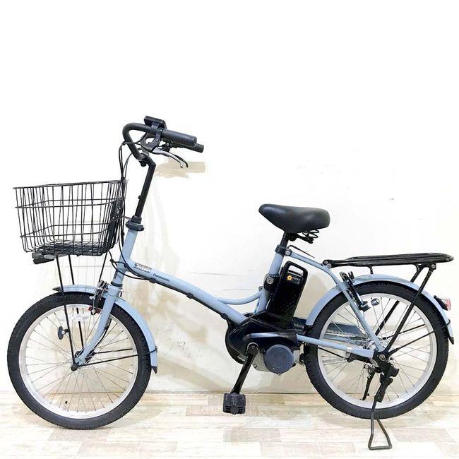送料無料条件付き　パナソニック　20型　電動アシスト自転車中古車 Panasonic（パナソニック） 電動自転車 中古 小径車 グリッター ブルー