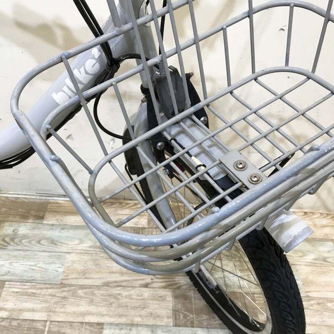 電動自転車 中古 子供乗せ ブリヂストン ビッケ2e グレー 20インチ KH113 電動アシスト自転車 神戸 | BRIDGESTONE | 05