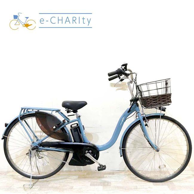 YAMAHA（ヤマハ） 電動自転車 中古 ママチャリ PAS ウィズ ブルー 26 