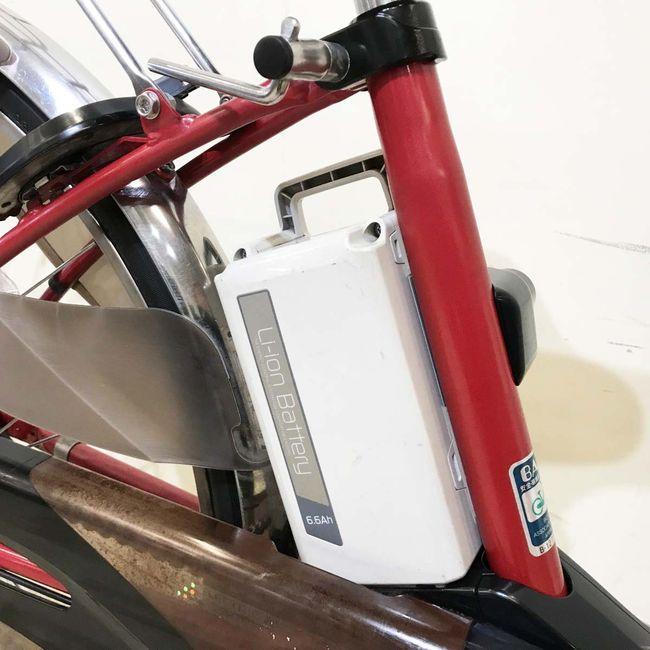 Panasonic（パナソニック） 電動自転車 中古 ママチャリ ビビDX レッド 