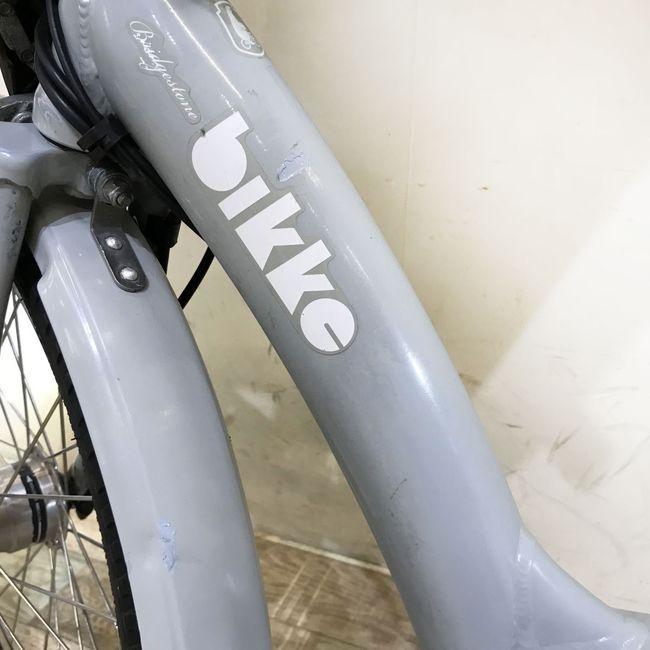 電動自転車 中古 子供乗せ ブリヂストン ビッケ ポーラーe グレー 20インチ KI009 電動アシスト自転車 神戸 | BRIDGESTONE | 14