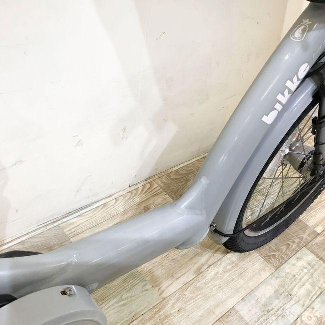 電動自転車 中古 子供乗せ ブリヂストン ビッケ ポーラーe グレー 20インチ KI009 電動アシスト自転車 神戸 | BRIDGESTONE | 04