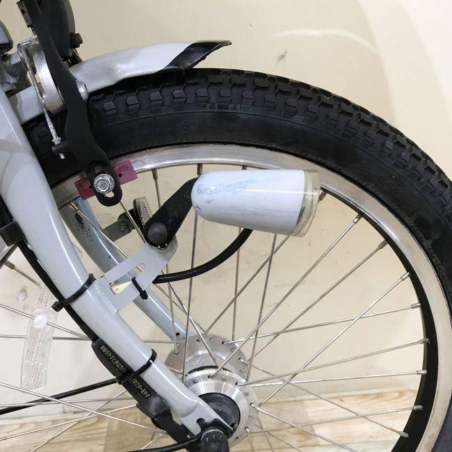 電動自転車 中古 子供乗せ ブリヂストン ビッケ ポーラーe グレー 20インチ KI009 電動アシスト自転車 神戸 | BRIDGESTONE | 07