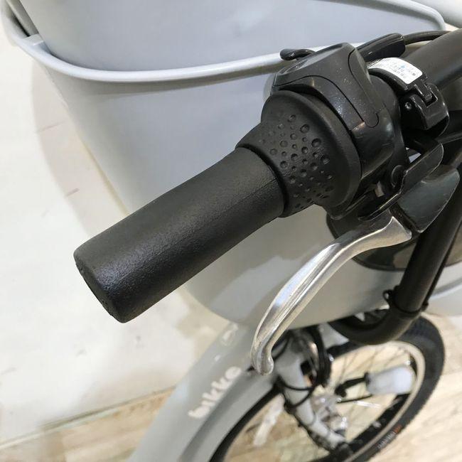電動自転車 中古 子供乗せ ブリヂストン ビッケ ポーラーe グレー 20インチ KI009 電動アシスト自転車 神戸 | BRIDGESTONE | 09