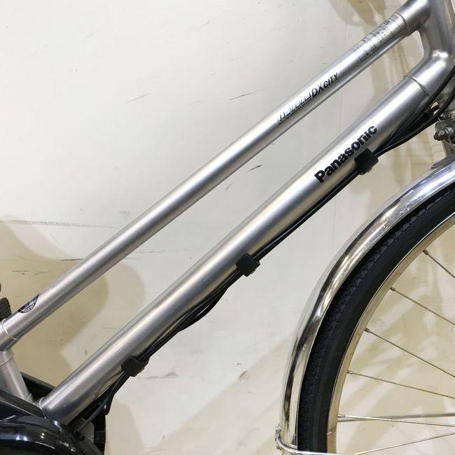 電動自転車 中古 シティ パナソニック ビビDX シティ シルバー 27インチ KI010 電動アシスト自転車 神戸 | Panasonic | 04