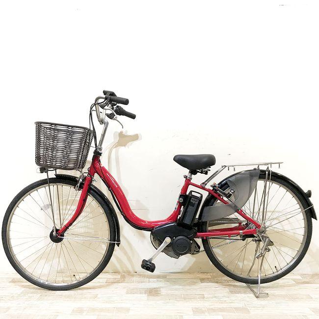 YAMAHA（ヤマハ） 電動自転車 中古 ママチャリ PAS ナチュラL レッド 