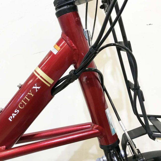 YAMAHA（ヤマハ） 電動自転車 中古 小径車 PAS シティX レッド 20