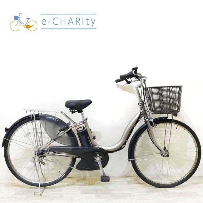 【美品】ヤマハ パスナチュラ 色：ゴールド 26インチ YAMAHA（ヤマハ） 電動自転車 中古 ママチャリ PAS ナチュラ ゴールド