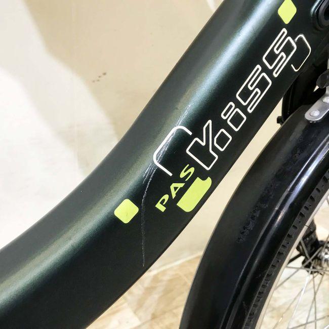 電動自転車 中古 子供乗せ ヤマハ PAS キッスミニアン カーキ 20インチ KI059 電動アシスト自転車 神戸 | YAMAHA | 15