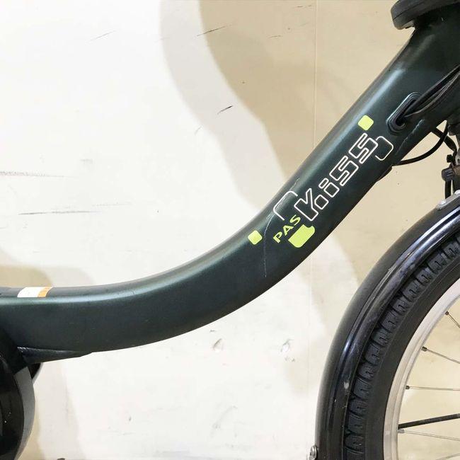 電動自転車 中古 子供乗せ ヤマハ PAS キッスミニアン カーキ 20インチ KI059 電動アシスト自転車 神戸 | YAMAHA | 04
