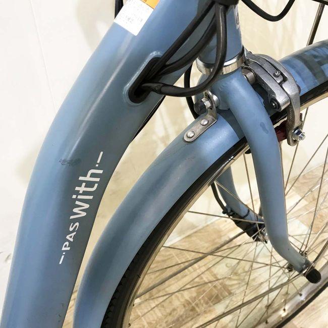 電動自転車 中古 ママチャリ ヤマハ PAS ウィズ ブルー 26インチ KI064 電動アシスト自転車 神戸 | YAMAHA | 12