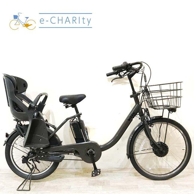 電動自転車 中古 子供乗せ ブリヂストン ビッケモブdd（デュアルドライブ） グレー 24×20インチ KI075 電動アシスト自転車 神戸 | BRIDGESTONE