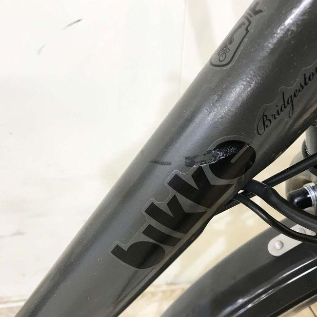 電動自転車 中古 子供乗せ ブリヂストン ビッケモブdd（デュアルドライブ） グレー 24×20インチ KI075 電動アシスト自転車 神戸 | BRIDGESTONE | 14