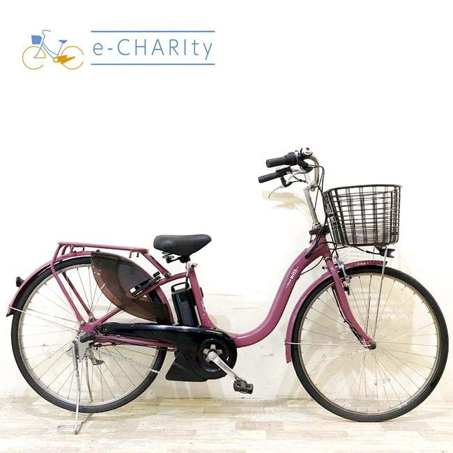 YAMAHA（ヤマハ） 電動自転車 中古 ママチャリ PAS ウィズ ピンク 26