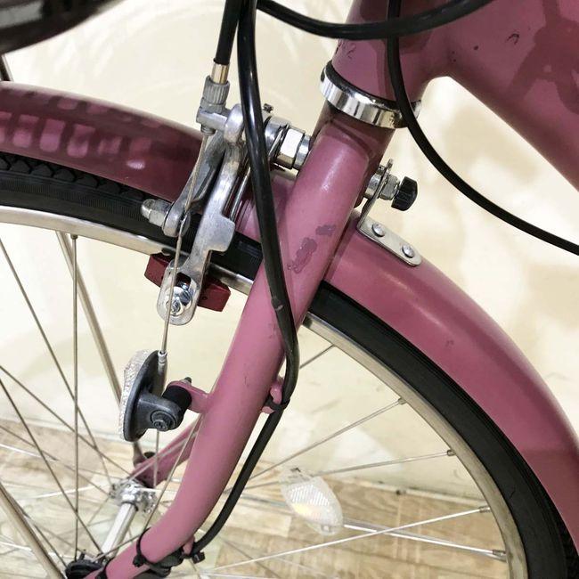 YAMAHA（ヤマハ） 電動自転車 中古 ママチャリ PAS ウィズ ピンク 26