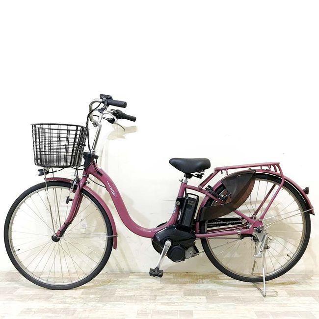 YAMAHA（ヤマハ） 電動自転車 中古 ママチャリ PAS ウィズ ピンク 26