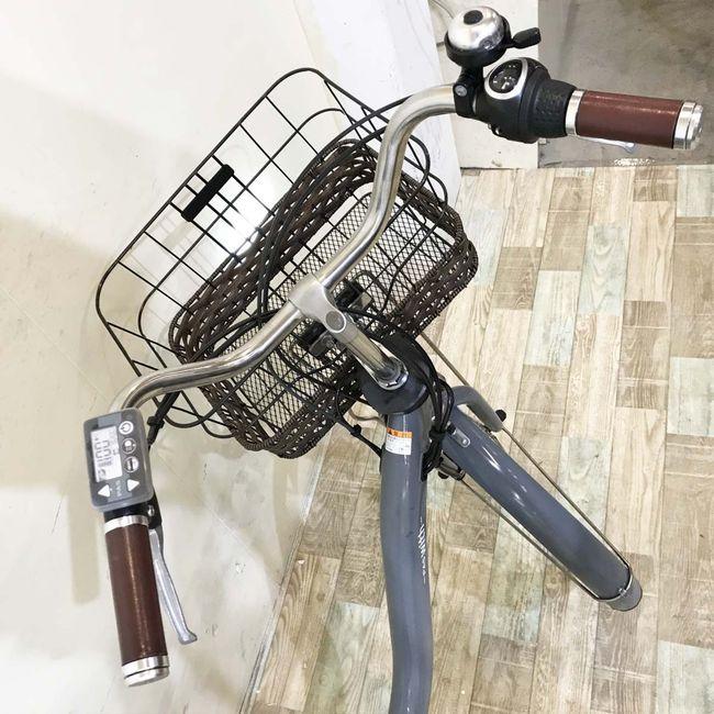 電動自転車 中古 ママチャリ ヤマハ PAS ウィズ グレー 26インチ KI083 電動アシスト自転車 神戸 | YAMAHA | 03