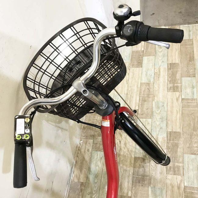 YAMAHA（ヤマハ） 電動自転車 中古 ママチャリ PAS ウィズ レッド 24