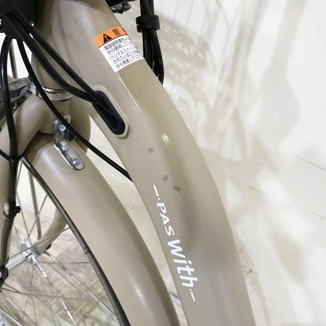 電動自転車 中古 ママチャリ ヤマハ PAS ウィズDX ベージュ 26インチ KI089 電動アシスト自転車 神戸 | YAMAHA | 14