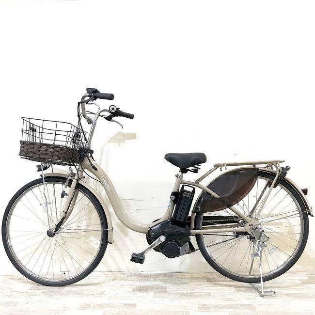 電動自転車 中古 ママチャリ ヤマハ PAS ウィズDX ベージュ 26インチ KI089 電動アシスト自転車 神戸 | YAMAHA | 19