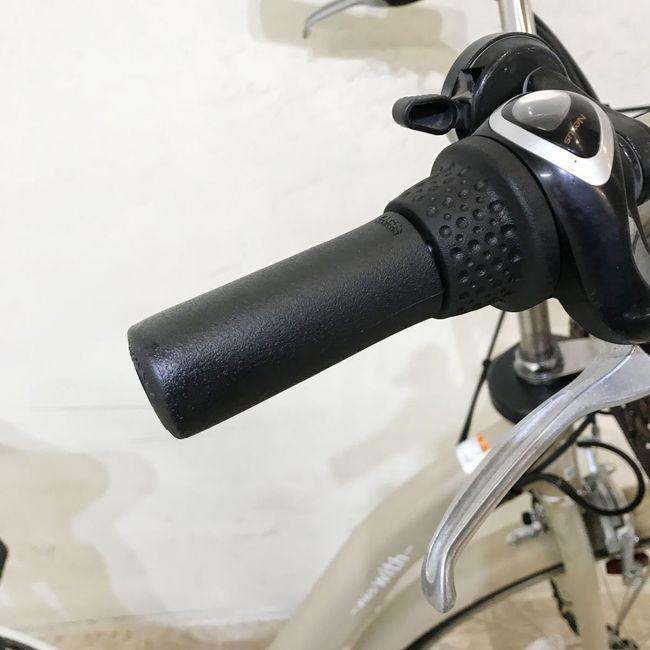 電動自転車 中古 ママチャリ ヤマハ PAS ウィズDX ベージュ 26インチ KI089 電動アシスト自転車 神戸 | YAMAHA | 09