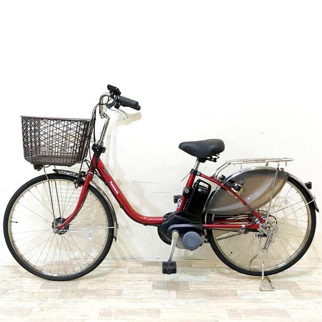 電動自転車 中古 ママチャリ パナソニック ビビDX レッド 24インチ KI101 電動アシスト自転車 神戸 | Panasonic | 11