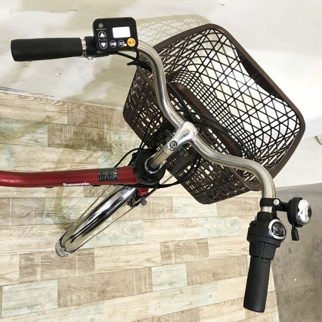 電動自転車 中古 ママチャリ パナソニック ビビDX レッド 24インチ KI101 電動アシスト自転車 神戸 | Panasonic | 03