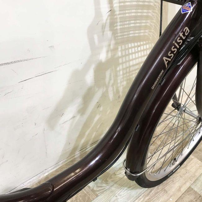 電動自転車 中古 ママチャリ ブリヂストン アシスタベーシック ブラウン 24インチ KI108 電動アシスト自転車 神戸 | BRIDGESTONE | 12