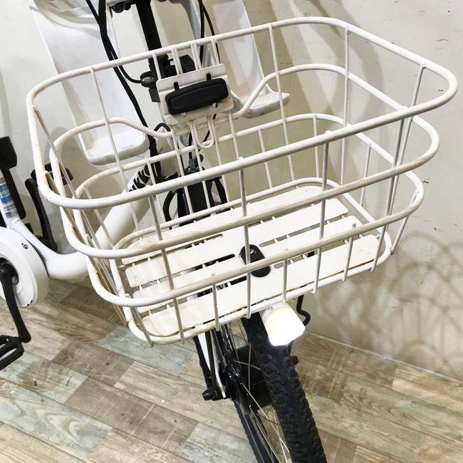 電動自転車 中古 子供乗せ ブリヂストン ビッケモブdd （デュアルドライブ） ホワイト 24×20インチ KI112 電動アシスト自転車 神戸 | BRIDGESTONE | 05