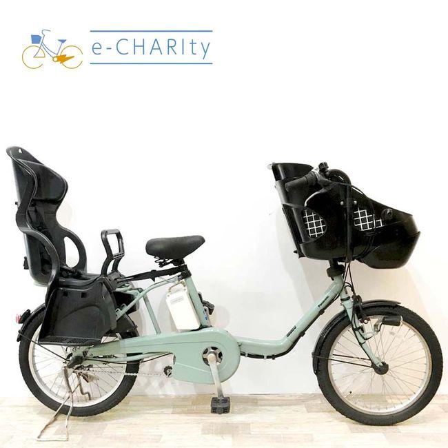 電動自転車 中古 子供乗せ パナソニック ギュットミニDX グリーン 20インチ KJ030 電動アシスト自転車 神戸 | Panasonic