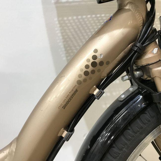電動自転車 中古 子供乗せ  ブリヂストン アンジェリーノプティットe ゴールド 20インチ KJ034 電動アシスト自転車 神戸 | BRIDGESTONE | 17