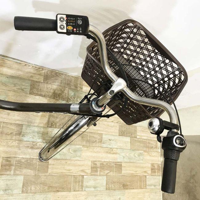 電動自転車 中古 ママチャリ パナソニック ビビTX ブラウン 26インチ KJ088 電動アシスト自転車 神戸 | Panasonic | 03